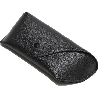 Techsuit Кожен калъф за очила - Techsuit Glasses Leather Case ETPU4 (черен) (KF2327656)