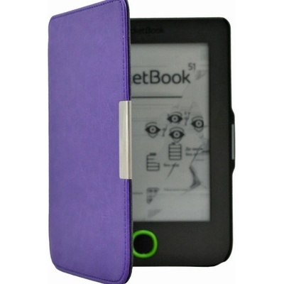 Pocketbook 515 Mini Durable Lock EB03 fialové puzdro magnet
