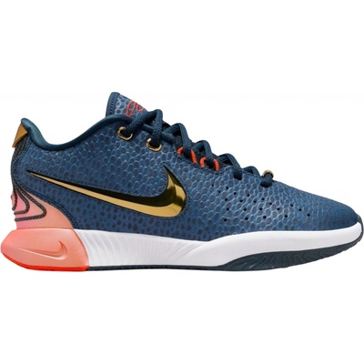 Nike Lebron Xxi Se (Gs) Basketball Trainers Boys Navy/Gold – Zboží Dáma