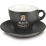 Zicaffè Чаша за капучино Zicaffe Black of Italy черна