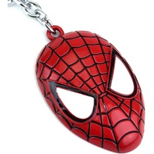 CurePink přívěsek na klíče Marvel Spiderman 3D Maska kovový KE010701SPN