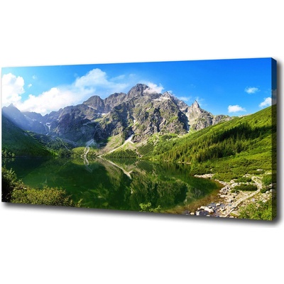 Foto obraz na plátne Morské oko Tatry 100x50 cm