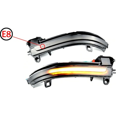 CarLights Dynamické LED blinkry do zrcátek BMW 1, 2, 3, 4, X1, i3