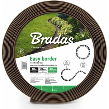 Bradas Easy Border 1000 x 4 cm hnedá 1 ks