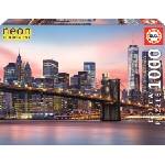 Educa Edu19269 Бруклинския мост, неон - пъзел 1000 части (edu19269)