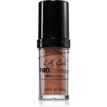 L. A. Girl Cosmetics PRO. Coverage озаряващ течен фон дьо тен цвят Beige 28ml