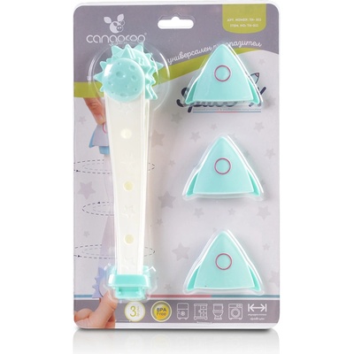 Cangaroo Устройство за заключване Cangaroo - Space-X, Тюркоаз (108702)