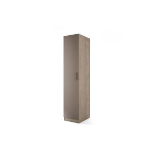 Bogdan Furniture I Еднокрилен гардероб Mod 1010, Мока/Лате