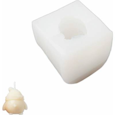 Manumi silikónová forma na odlievanie kreatívnej hmoty 48 x 46 mm tučniak s čiapkou - 1 ks
