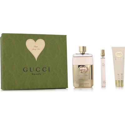 Gucci Gucci Guilty, EDP pre dámy, 90 ml, EDP 90 ml + telové mlieko 50 ml + EDP 10 ml