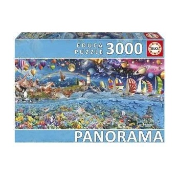 Educa Пъзел Educa Panorama de la Vida 3000 Части