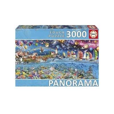 Educa Пъзел Educa Panorama de la Vida 3000 Части