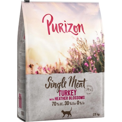 Purizon Single Meat morčacie s vresovými kvetmi 2,5 kg