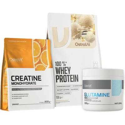 OstroVit 100% Whey Protein | + Creatine + Glutamine FREE