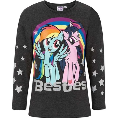 dívčí triko My little Pony tmavě šedé