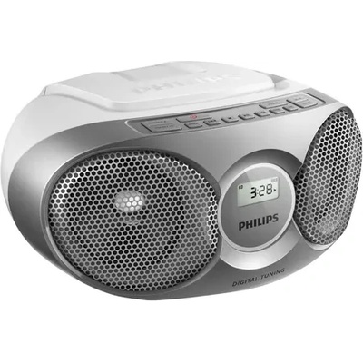 TP_VISION Philips CD радиокасетофон, FM/MW стерео тунер, 2 x 1 W RMS, среpcист, (AZ215S)