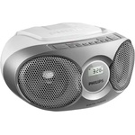 TP_VISION Philips CD радиокасетофон, FM/MW стерео тунер, 2 x 1 W RMS, среpcист, (AZ215S)