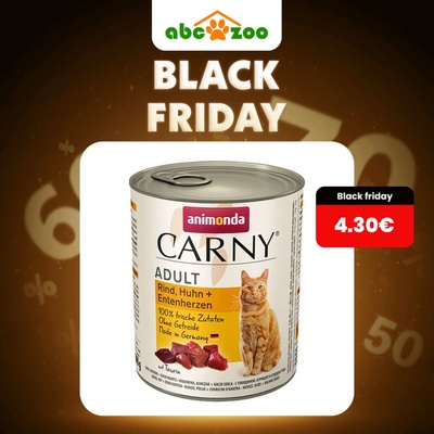 Animonda Carny Adult hovädzie,kura a kačacie srdiečka 800 g
