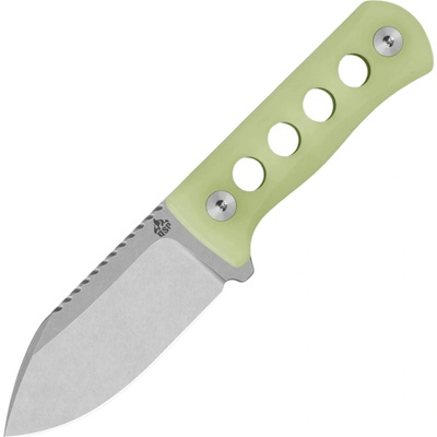 ! QSP Knife Canary Neck Knife Sandvik 14C28N, stonewash QS141-K1