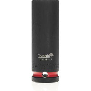 Tvardy Удължен ударен вложен ключ Tvardy 1/2" 6-стенен 18mm CR-MO 81772 (T00211-18)