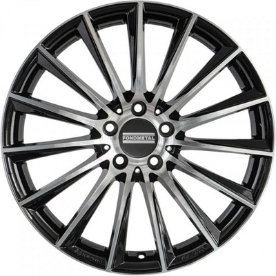 FONDMETAL AIDON 8x18 5x112 ET38 gloss black machined