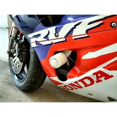 Padací chrániče - Honda RVF750 (RC45), bílá