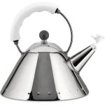 Alessi Чайник за котлон 9093 2л, сребрист/бял, Alessi (AL9093W)