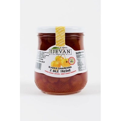 Ijevan sladká Zavařenina z bílé třešně 600 g