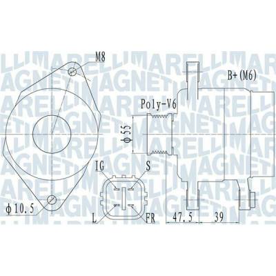 generátor MAGNETI MARELLI 063731942010