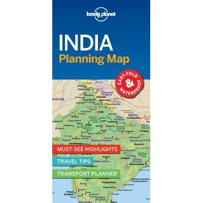 Lonely Planet India Planning Map Lonely PlanetSheet map folded
