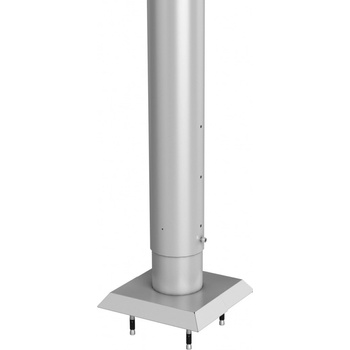 Biohort Kotviaca pätka pre plný plot s hmoždinkami, strieborná, 135 cm