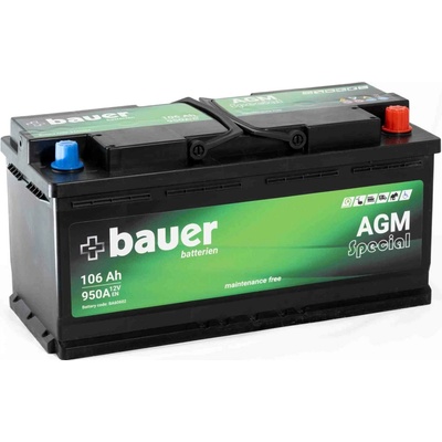 Bauer AGM 12V 106Ah 950A BA60602