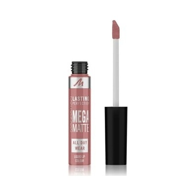 Manhattan Lasting Perfection Mega Matte Liquid LipMake-up tekutá rtěnka světle hnědá 7 ml