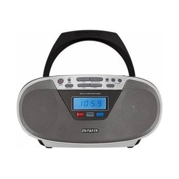 Aiwa boombox BBTU-400SL CD/FM RDS/USB/BT silver