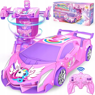 ATOPDREAM Robot jednorožec RTR 2 v 1, dálkově ovládané auto, otáčení o 360° 1:18