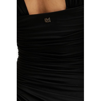 GUESS Рокля Marciano Guess ALVA в черно среднодълга с кройка по тялото 5GGK38 6259A (5GGK38.6259A)