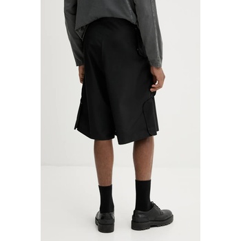 A-cold-wall* Къс панталон a-cold-wall* мъжки в черно acwmb314 (acwmb314)