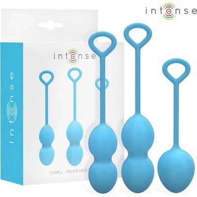 Вагинални топчета, три нива на стимулация - Charli Kegel Balls Blue (D-244434)