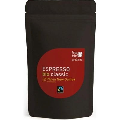 Fair & Bio pražírna Espresso classic Espresso classic Papua Nová Guinea BIO Mletá 200 g