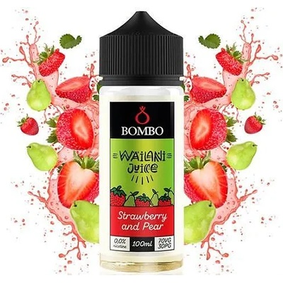 Bombo Strawberry and Pear 100ml - Wailani Juice by Bombo