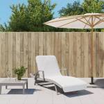 vidaXL Плажни кърпи 2 бр бели 75x200 см текстил 400 GSM (362670)