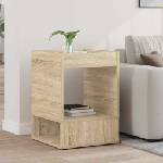 vidaXL Крайна масичка Сонома дъб 40 x 40 x 56 см Инженерна дървесина (890948)