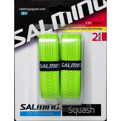 Salming Squash X3M Sticky Grip 2ks zelená