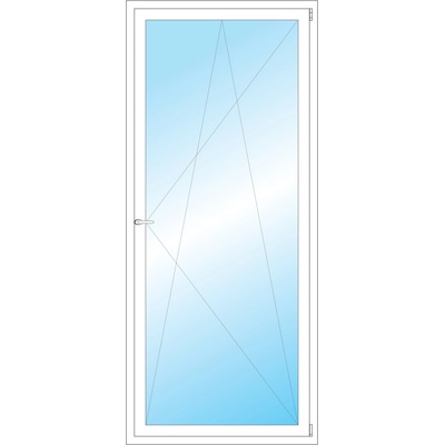 OKNA HNED Plastové okno 95x220 cm (950x2200 mm) bílé otevíravé a sklopné pravé