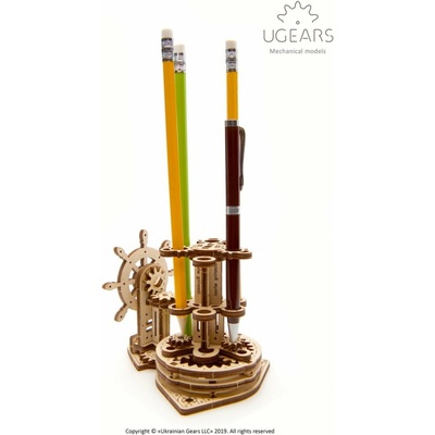 Ugears 3D mechanické puzzle Organizér na písacie potreby 51 ks