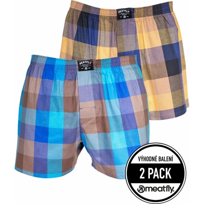 Meatfly мъжки боксерки Doug Brown / Blue | Кафяви | Размер Meatfly | Kafyav | МЪЖЕ | M