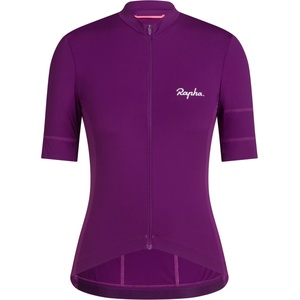 Rapha Дамска фланелка с къс ръкав за колоездене Rapha Women's Brevet Element Jersey Cycling jersey - Fern / White (156-2872-0213)