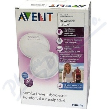 AVENT Prsní vložky jednorázové denní 60ks