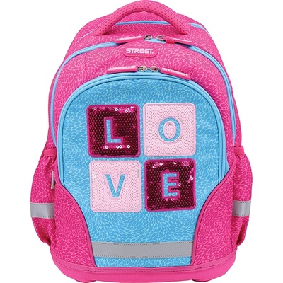 Eurocom Ергономична раница Street Love, 31x19x41 cm (25960-А-LOVE)