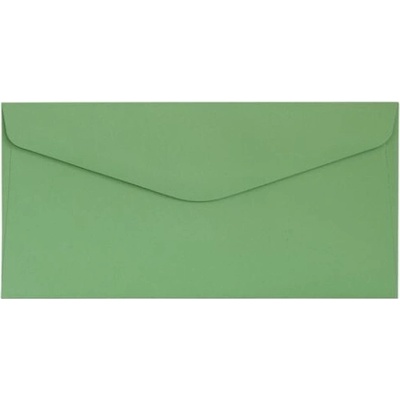 Ozdobné obálky Smooth - DL, 130 g/m2, zelené, 10 ks